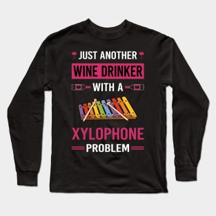 Wine Drinker Xylophone Long Sleeve T-Shirt